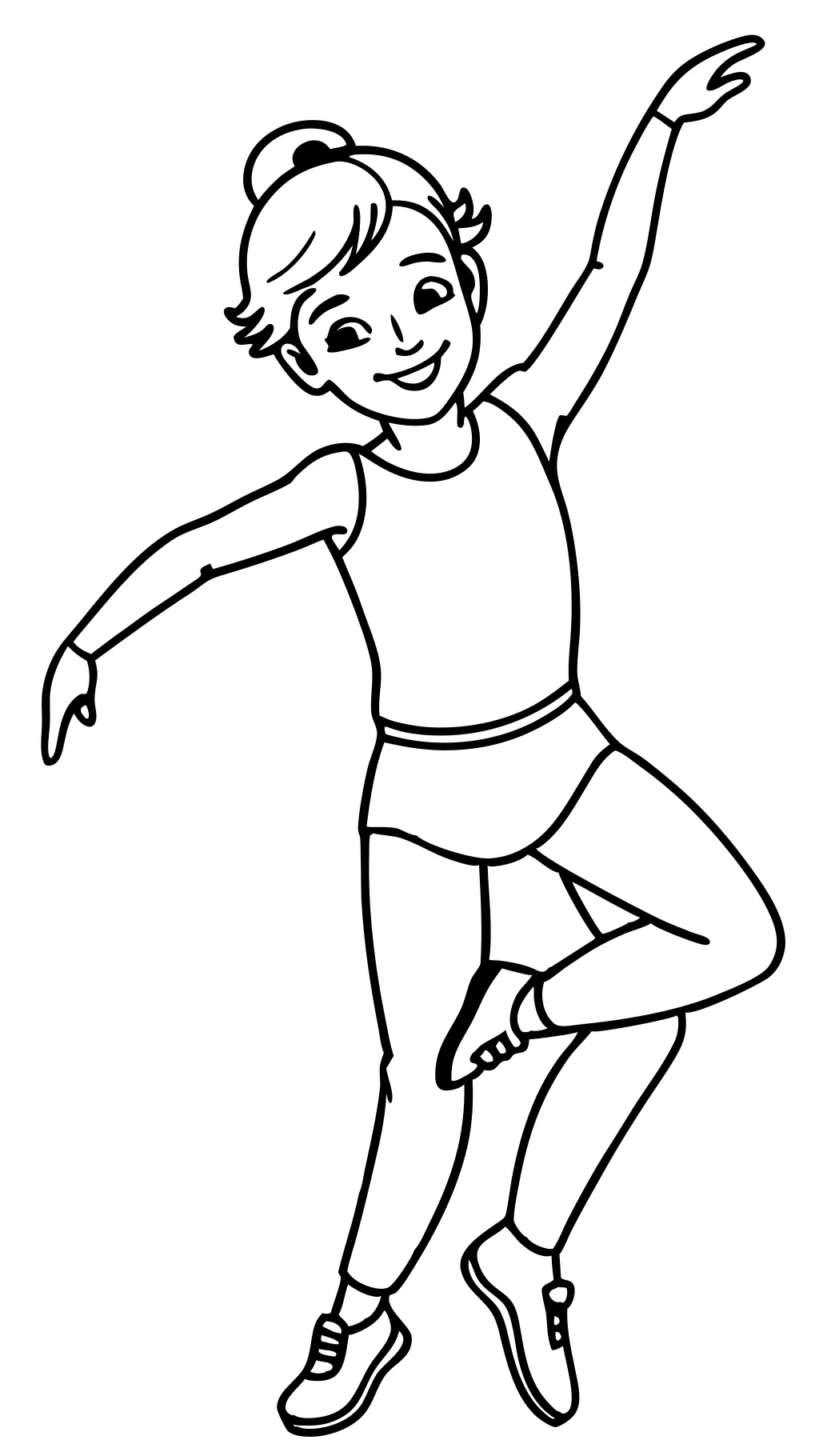 coloriages de danse imprimables